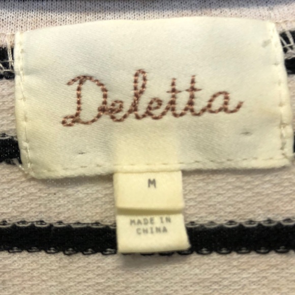 Anthropology stripe top with bell sleeve - Picture 3 of 3